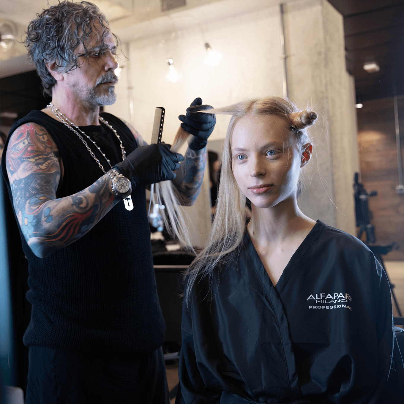 Rudy Mostarda e modella